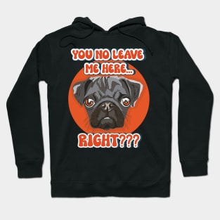 Funny pug quote Hoodie